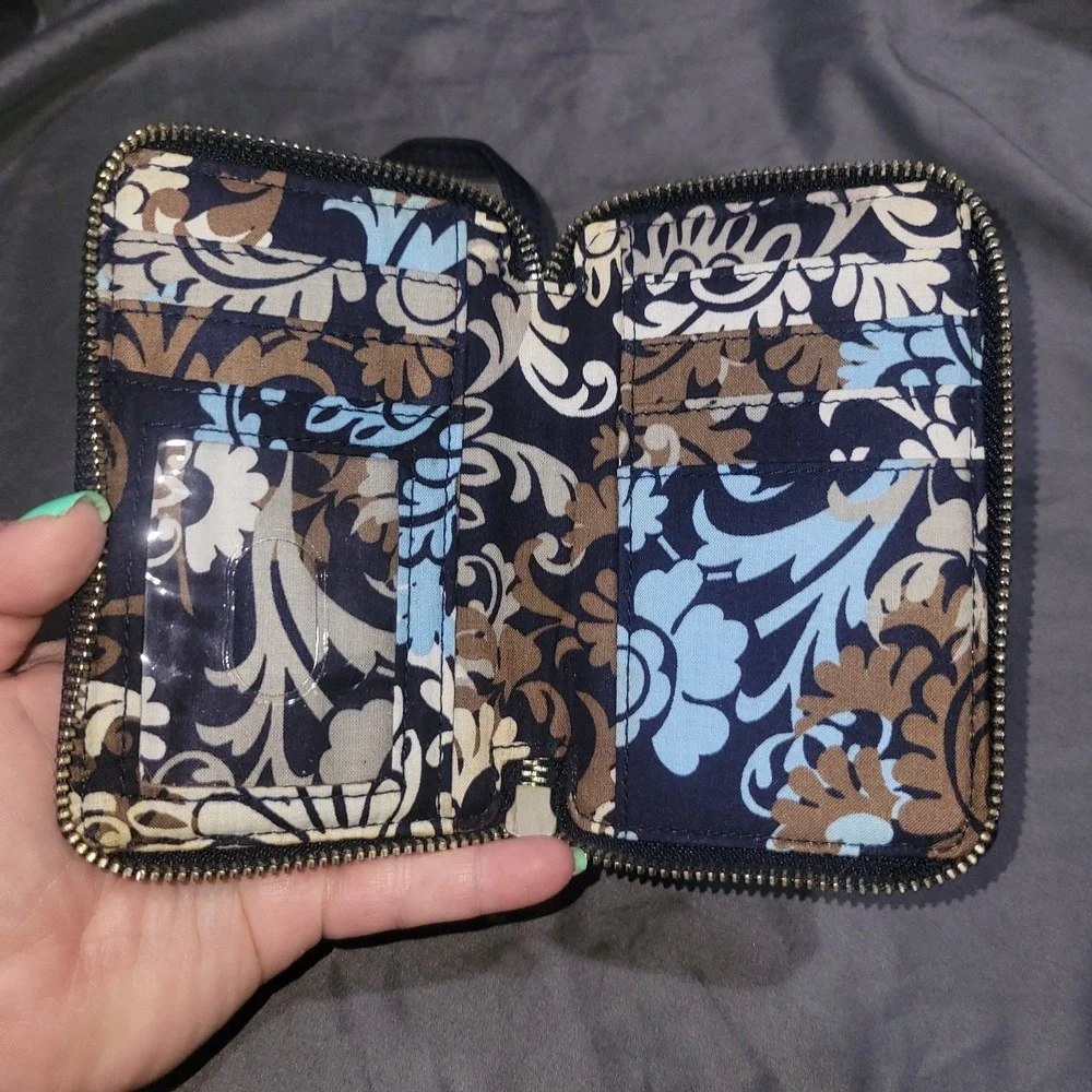 Vera Bradley Navy Smartphone Wristlet